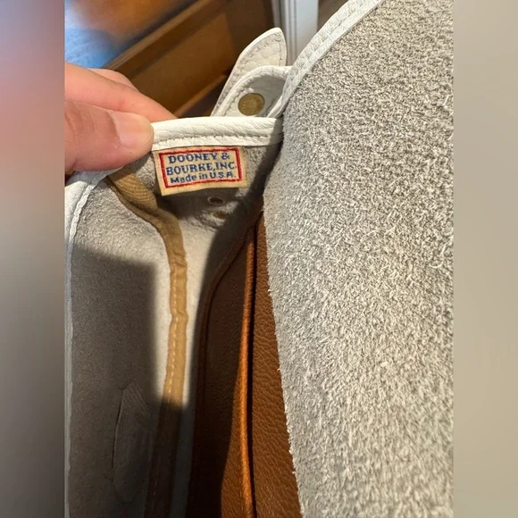 Vintage Dooney & Bourke Palomino White Leather Crossbody Bag – Rare Find - Picture 15 of 16